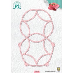Matrice de découpe Nellie's Choice - Boîte Étoile de Noël - 13,2 x 20,3 cm