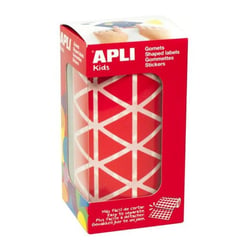 Apli Agipa - Gommettes rouleau Triangle 20 mm rouge x 2 832