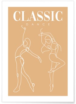 Poster Classic dance | A3 : 29,7x42cm