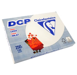 Lot de 5 ramettes de papier Clairefontaine - 125 feuilles - Ivoire - A4 210x297 mm - 250 g/m²