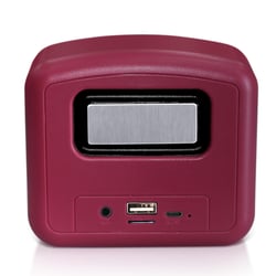 Mini Enceinte Bluetooth TWS Haute Puissance 5W Autonomie 5H Charge Rapide 2H Rouge YONIS