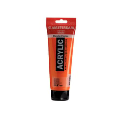 Peinture Acrylique en tube - Orange azo - 276 - Amsterdam - 250ml
