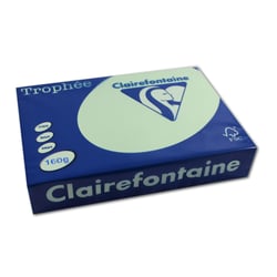 Ramette de papier - A4 - Vert pastel - 160g - Impression - 250 feuilles - Clairefontaine Trophée