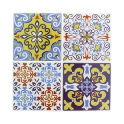 Artemio - Sticker mosaique autocollant 12,5cm carreaux ciment 3