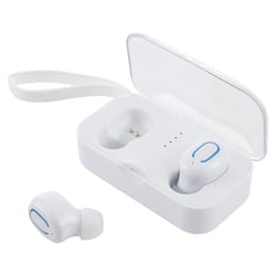 Ecouteurs Bluetooth 5.0 Sans Fil Stéréo Avec Boîtier De Charge Noir Blanc YONIS
