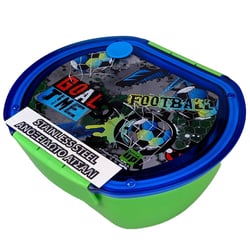 Boite gouter Football Goal Time 17 CM en acier inoxydable