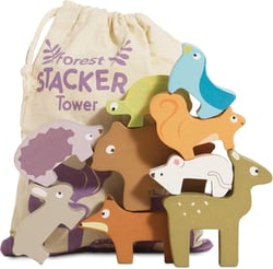Animaux De La Forêt À Empiler – 10 Pièces - Le Toy Van - Beige