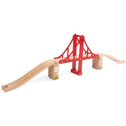 Pont suspendu story - janod - j08557 - accessoire circuit train