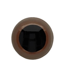 Oeil Sécurité - diamétre 12mm - Distrifil Marron