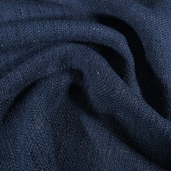 Tissu d'ameublement Normandie uni Bleu marine