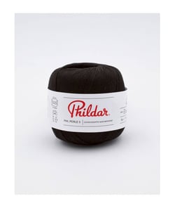 Cotons à Crocheter PHIL PERLE 5 - Phildar Noir