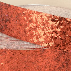 Galon glitter Film 20m rouge brillant