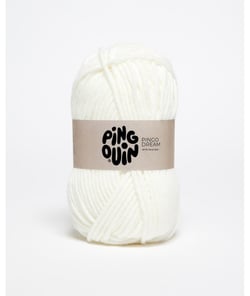 Fil à tricoter PINGO DREAM - 100GR - PINGOUIN Ecru