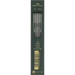 Mine de rechange pour porte-mine Faber-Castell - Noir - HB - 2 mm - Lot de 5