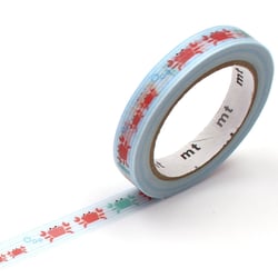 Masking Tape - Crabes - 0,7 cm x 7 m