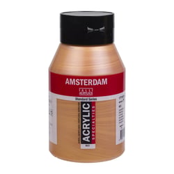 Peinture acrylique 1000 ml - Amsterdam Standard Series - Or Foncé 803 - Semi-opaque