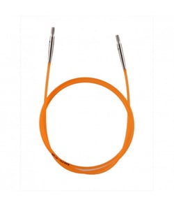 Cable Orange 80 cm aigu. circulaires/crochet interchangeables - Knitpro 80cm Orange