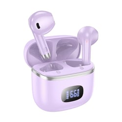 Ecouteurs Bluetooth Sans Fil Avec Affichage LED Et Longue Autonomie Violet 2 YONIS