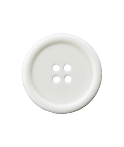 Carte de 3 boutons rebord 4 trous 20mm - Union Knopf Blanc