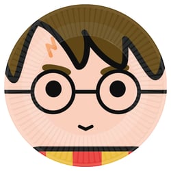 8 Assiettes Harry Potter Comics