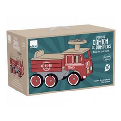 Porteur camion de pompier Bois - Vilac