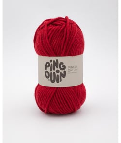 Fil à tricoter PINGO DREAM - 100GR - PINGOUIN Rouge Passion