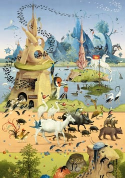 Puzzle 500 pièces - With Hieronymus Bosch - Heye