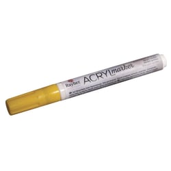 Crayon - feutre acrylique, jaune soleil, Pointe ronde 2 - 4mm, avec soupape
