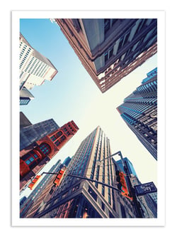 Affiche 50 x 70 cm -  Manhattan corner - Manjik Pictures