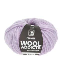 Pelote de laine PROMISE de Wool Addicts - 100gr – Laine Mérinos Extrafine & Polyamide 146 Violet