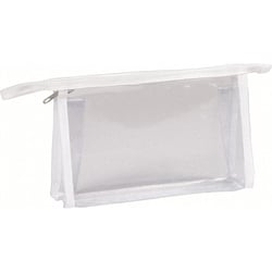 Trousse - Rectangulaire - Paillettes - Plastique - Transparente - 22 x 4 x 14 cm