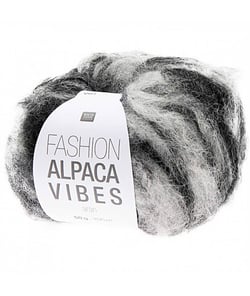 Pelote de laine FASHION ALPACA VIBES AR - Rico Design 01 Noir