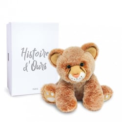 Peluche Bébé Lion Marron - 18 cm