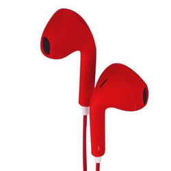 Casque Sport Bluetooth Sans Fil Léger Ergonomique Pour Smartphone 10m Blanc Rouge YONIS