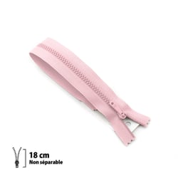 Fermeture éclair pantalon Z13 - Non séparable métallique 4mm - 18 cm