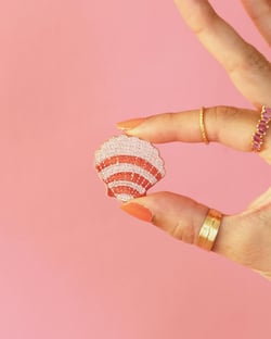 Patch brodé - Coquillage