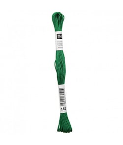 Fil à broder mouliné Uni - Rico Design 181 Vert