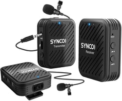 Microphone Sans Fil 2.4GHz Pour Interviews Téléphones DSLR Caméras YONIS