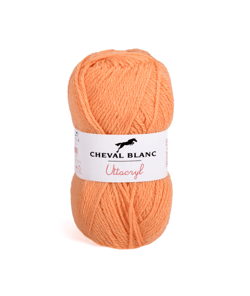 Fil à tricoter UTTACRYL - Cheval Blanc 174 MANDARINE
