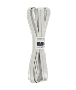 Passepoil Simili cuir 1,5m x 10mm - Passion Rubans Gris