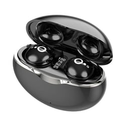Ecouteurs Bluetooth Mini Sports Sans Fil Confortable Anti Bruit Waterproof Noir YONIS