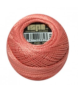 Coton perlé ISPE N°8 - 10GR - Distrifil 495 Saumon