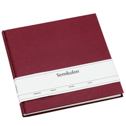 Livre d’or Semikolon Eternity – 96 feuilles – papier filigrané – couverture bordeaux