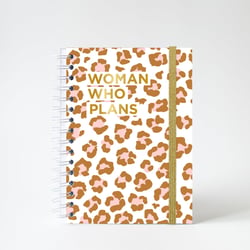 Agenda Semainier Non Daté White Leopard