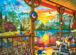 Puzzle 500 pièces - Pièces XXL - Pêche au petit matin - Eurographics