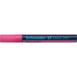 Lot de 10 marqueurs craie liquide effaçable pointe ogive 2-3 mm - SCHNEIDER - Rose - Maxx 265