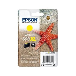 Cartouche d'encre 603 XL Jaune - Epson - Etoile de mer (C13T03A44010) - Faible coût et fiabilité