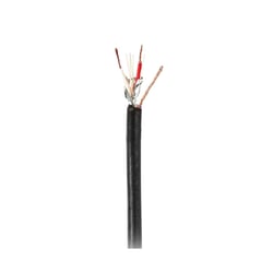 Nedis Câble Rond pour Microphone Double Conducteur de 0.25mm2 en Bobine 100m Noir
