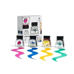 Set 4 flacons encre à dessin - Tons riches - Winsor & Newton