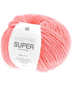 Découvrez la Chaleur et la Facilité avec la Pelote de Laine ESSENTIALS SUPER SUPER CHUNKY - 100 GR - Rico Design 045 Neon Rose